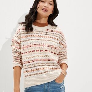American Eagle Outfitters Fair-isle Sweater